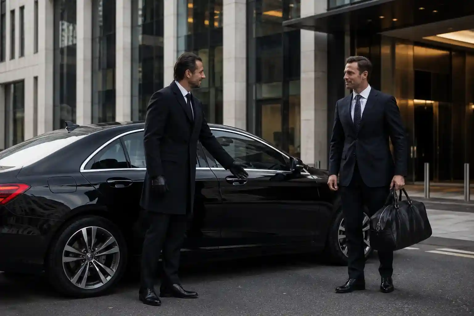 Professional chauffeur support for a private passenger journey