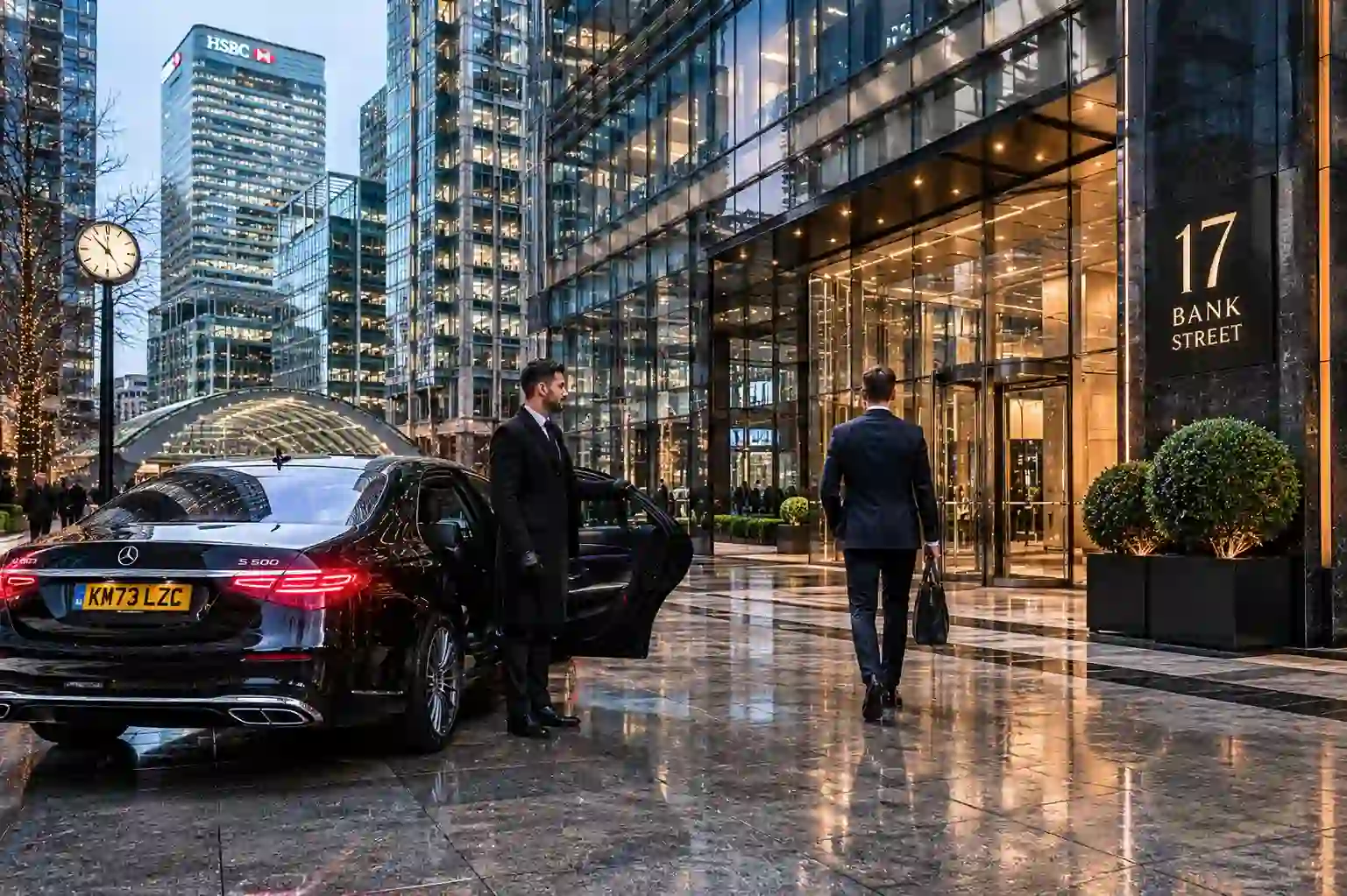 Executive travel coverage across London airports and corporate districts