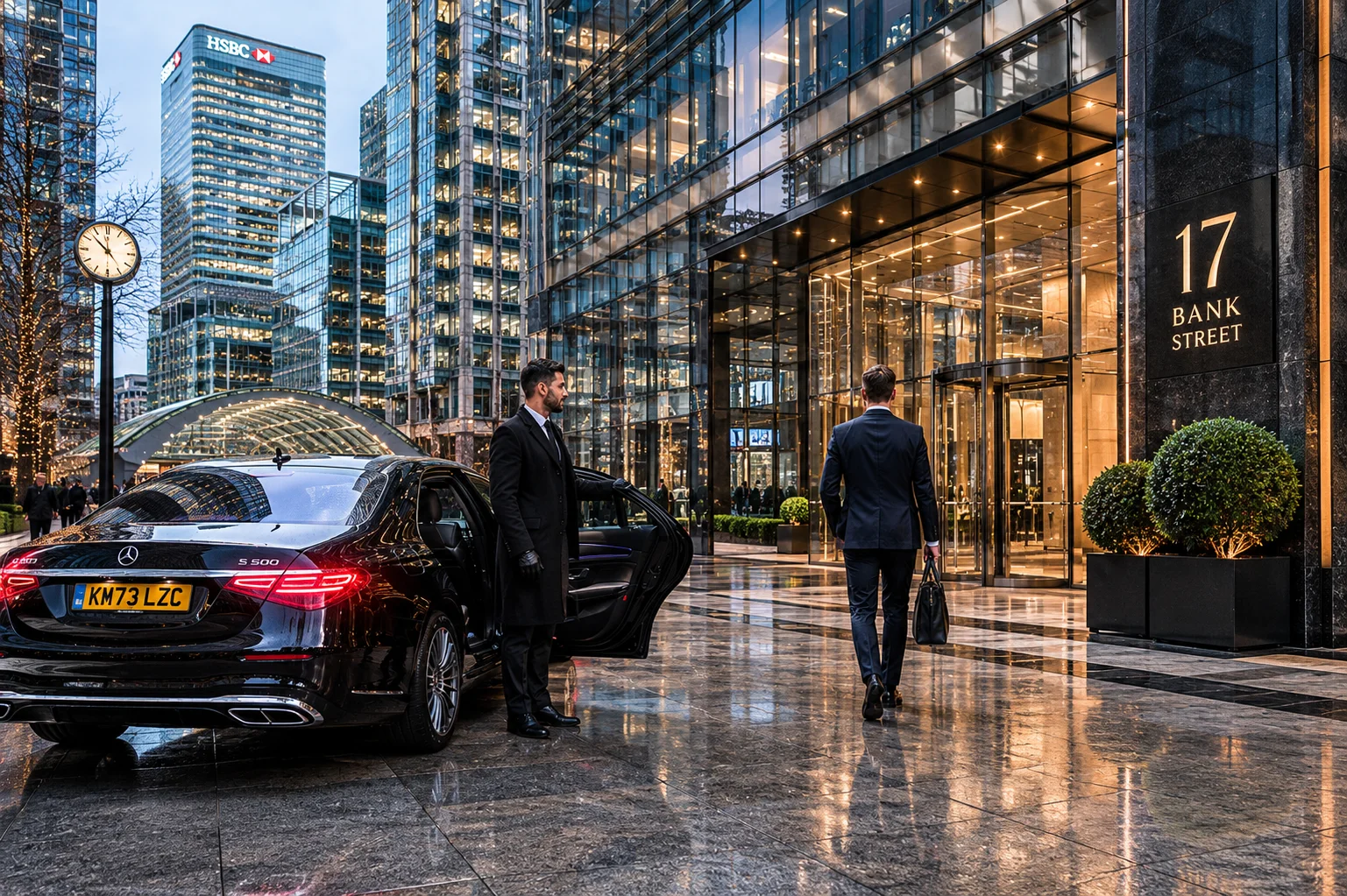 Executive travel coverage across London airports and corporate districts