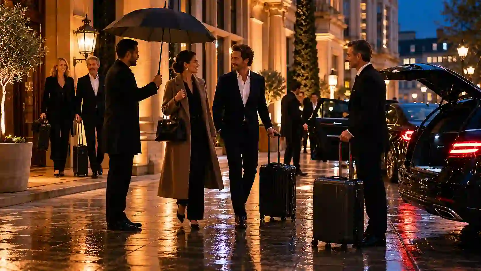 Premium arrivals coordination for groups and events